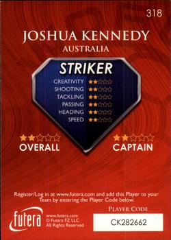 2009-10 Futera World Football Online Series 1 #318 Joshua Kennedy Back