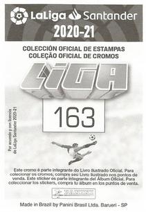 2020-21 Panini LaLiga Santander Stickers (Brazil) #163 Juan Sanchez Mino Back