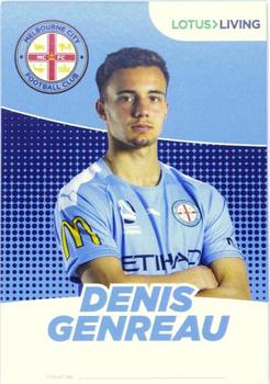 2019 Melbourne City FC Club Cards #17 Denis Genreau Front
