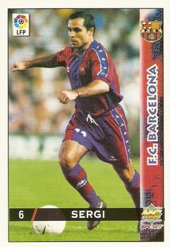 1998-99 Mundicromo Las Fichas de la Liga #6 Sergi Front