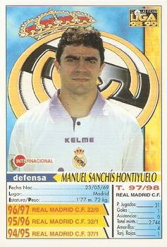 1998-99 Mundicromo Las Fichas de la Liga #61 Sanchis Back