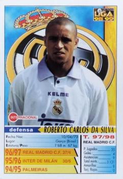 1998-99 Mundicromo Las Fichas de la Liga #63 Roberto Carlos Back