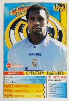 1998-99 Mundicromo Las Fichas de la Liga #66 Karembeu Back