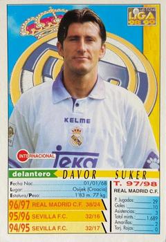 1998-99 Mundicromo Las Fichas de la Liga #70a Suker Back