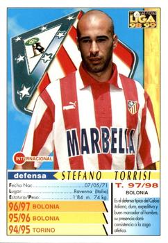1998-99 Mundicromo Las Fichas de la Liga #121 Torrisi Back
