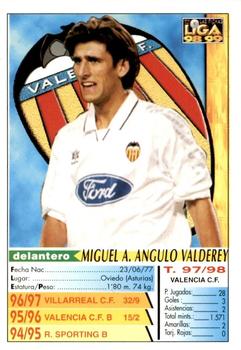 1998-99 Mundicromo Las Fichas de la Liga #160 Angulo Back