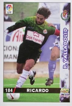 1998-99 Mundicromo Las Fichas de la Liga #184 Ricardo Front