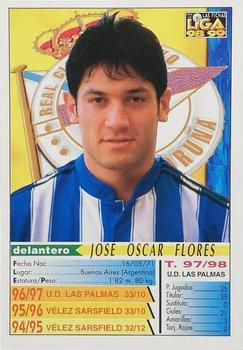 1998-99 Mundicromo Las Fichas de la Liga #208a Turu Flores Back