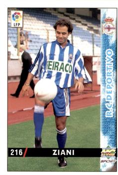 1998-99 Mundicromo Las Fichas de la Liga #216 Ziani Front