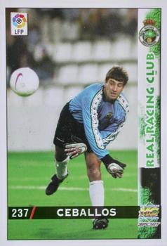 1998-99 Mundicromo Las Fichas de la Liga #237 Ceballos Front