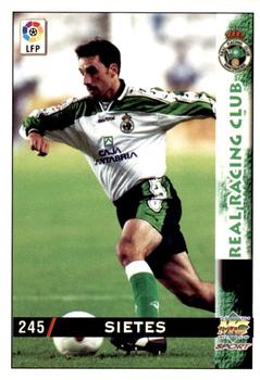 1998-99 Mundicromo Las Fichas de la Liga #245 Sietes Front