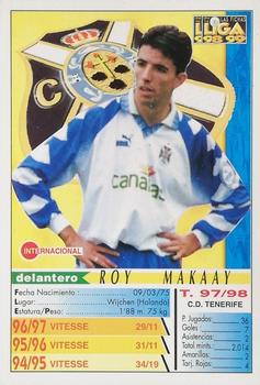 1998-99 Mundicromo Las Fichas de la Liga #287 Makaay Back