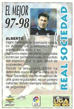 1998-99 Mundicromo Las Fichas de la Liga #374 Alberto Back