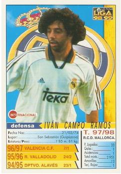1998-99 Mundicromo Las Fichas de la Liga #419 Iván Campo Back