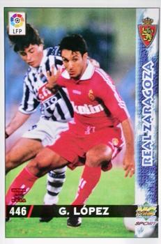 1998-99 Mundicromo Las Fichas de la Liga #446 Gustavo López Front