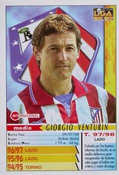 1998-99 Mundicromo Las Fichas de la Liga #534 Venturin Back
