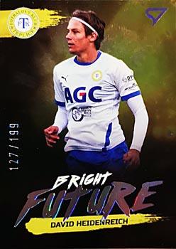 2020-21 SportZoo Fortuna:Liga - Bright Future Limited #BF8 David Heidenreich Front