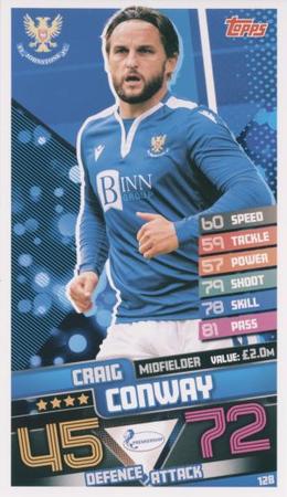 2020-21 Topps Mega Match Attax SPFL #128 Craig Conway Front