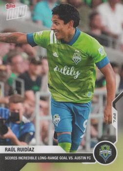 2021 Topps Now MLS #84 Raul Ruidiaz Front