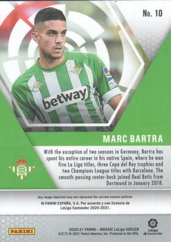 2020-21 Panini Mosaic La Liga #10 Marc Bartra Back