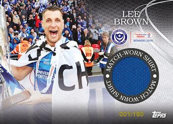2018-19 Topps Portsmouth FC Checkatrade Trophy Winners #02 Lee Brown Front