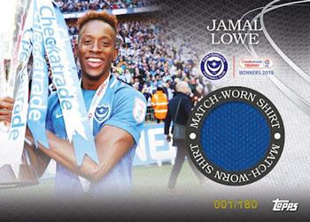 2018-19 Topps Portsmouth FC Checkatrade Trophy Winners #07 Jamal Lowe Front