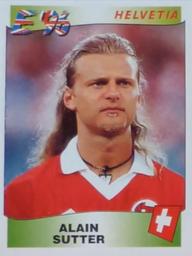 1996 Panini Europa Europe Stickers #67 Alain Sutter Front
