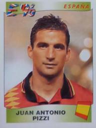 1996 Panini Europa Europe Stickers #131 Juan Antonio Pizzi Front