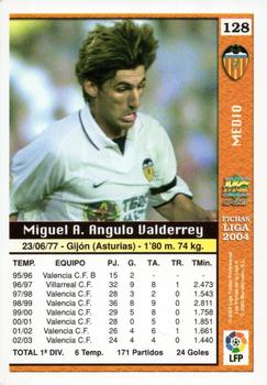 2003-04 Mundicromo Las Fichas de la Liga 2004 #128 Angulo Back