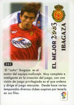 2003-04 Mundicromo Las Fichas de la Liga 2004 #241 Ibagaza Back