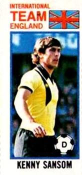 1980-81 Topps Footballer (Pink Back) - Singles #111 Kenny Sansom Front
