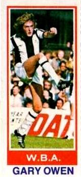 1980-81 Topps Footballer (Pink Back) - Singles #189 Gary Owen Front