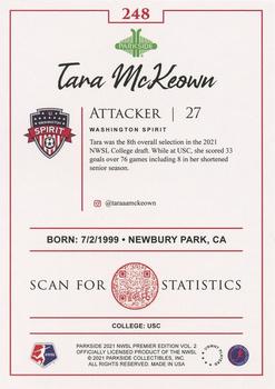 2021 Parkside NWSL Premier Edition #248 Tara McKeown Back