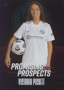 2021 Parkside NWSL Premier Edition - Promising Prospects Purple #15 Victoria Pickett Front