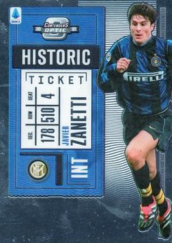 2020-21 Panini Chronicles - Contenders Historic Rookie Ticket Serie A #2 Javier Zanetti Front
