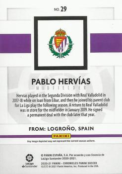 2020-21 Panini Chronicles - Panini La Liga #29 Pablo Hervias Back