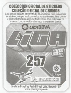 2015-16 Panini LaLiga BBVA Stickers (Brazil) #257 Musacchio Back