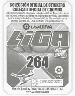 2015-16 Panini LaLiga BBVA Stickers (Brazil) #264 Siqueira Back