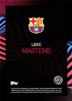 2021 Topps Knockout UEFA Women's Champions League #NNO Lieke Martens Back