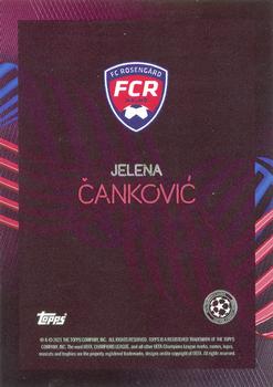 2021 Topps Knockout UEFA Women's Champions League #NNO Jelena Čanković Back