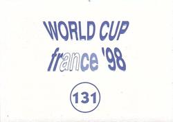 1998 Diamond World Cup 98 Stickers #131 Alphonse Tchami / Francois Omam-Biyik Back