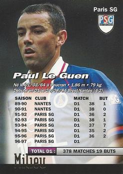 1997-98 Panini #178 Paul Le Guen Back