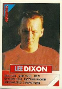 1996 Panini Super Players #7 Lee Dixon Front