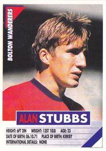 1996 Panini Super Players #53 Alan Stubbs Front