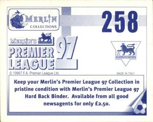 1996-97 Merlin's Premier League 97 #258 Jamie Redknapp Back