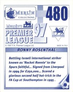 1996-97 Merlin's Premier League 97 #480 Ronny Rosenthal Back