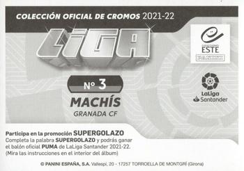 2021-22 Panini LaLiga Santander Este Stickers #3 Machís Back