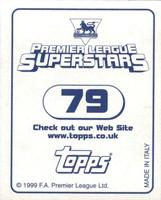 1999 Topps Premier League Superstars #79 Wim Jonk Back
