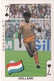1990 Dandy Gum World Cup Italia 90 #7♣ Frank Rijkaard Front