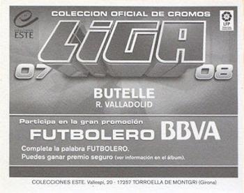 2007-08 Panini Liga Este Stickers #NNO Butelle Back